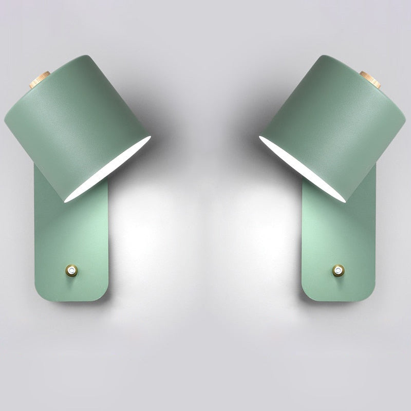 Adjustable Modern LED Wall Sconce with Switch | Stylish Metal Lighting