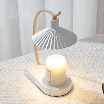 Lampe chauffe-bougie à huiles essentielles pour l'aromathérapie et la diffusion de parfum dans la maison