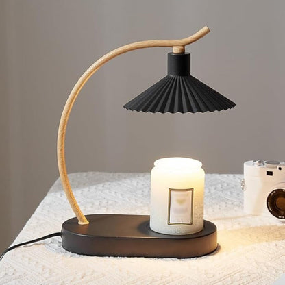 Lampe chauffe-bougie à huiles essentielles pour l'aromathérapie et la diffusion de parfum dans la maison