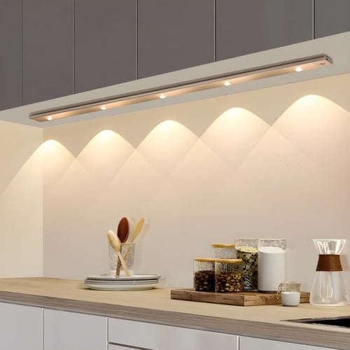 Wireless Motion Sensor LED Under Cabinet Lighting Strip - Easy Install