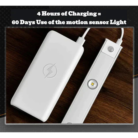 Wireless Motion Sensor LED Under Cabinet Lighting Strip - Easy Install