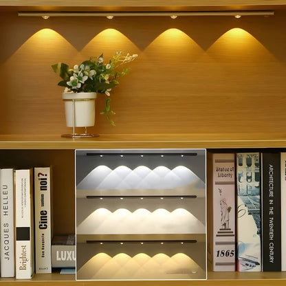 Wireless Motion Sensor LED Under Cabinet Lighting Strip - Easy Install