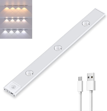 Wireless Motion Sensor LED Under Cabinet Lighting Strip - Easy Install