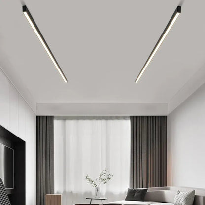 Plafonnier LED moderne | Luminaire linéaire encastré pour la maison