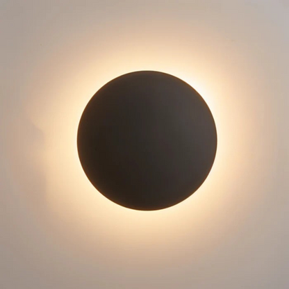 Applique murale LED ronde à faible consommation d'énergie pour espaces intérieurs modernes