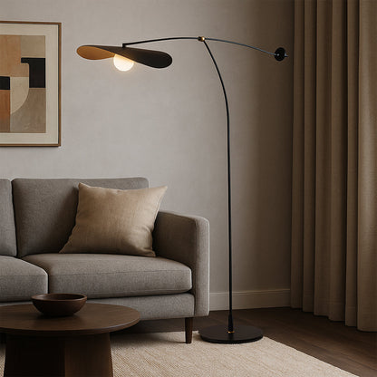 Adjustable Modern Arc Floor Lamp | Stylish Metal Design for Living Room