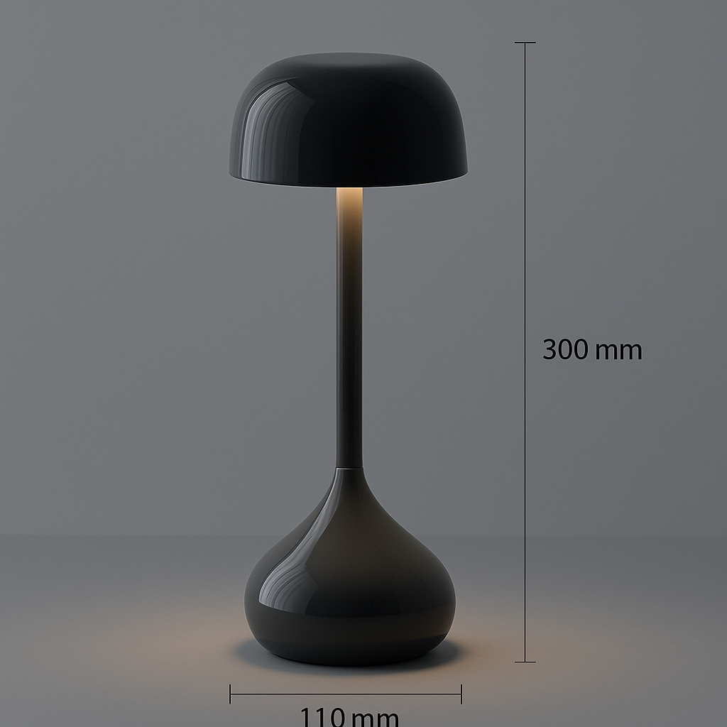 Lampe de bureau LED Luna Glow moderne avec luminosité réglable pour bureau à domicile