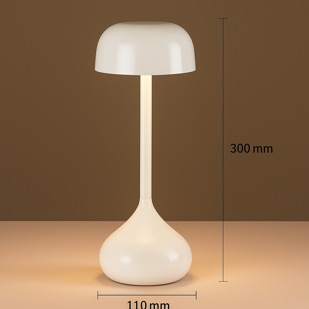Lampe de bureau LED Luna Glow moderne avec luminosité réglable pour bureau à domicile