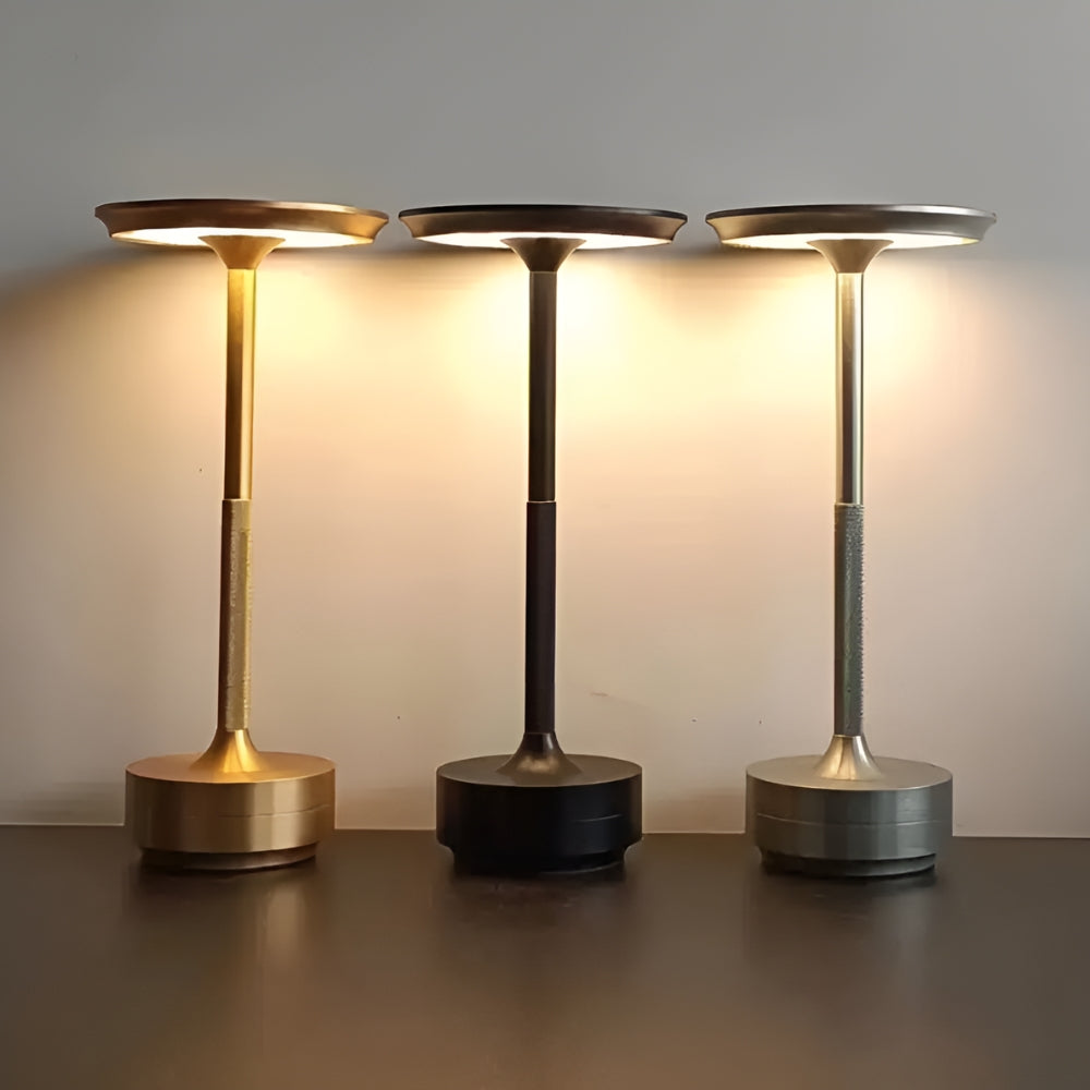 Lampe de bureau rechargeable LED Lunox avec commande tactile et luminosité réglable