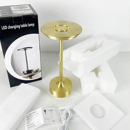 Lampe de bureau rechargeable LED Lunox avec commande tactile et luminosité réglable