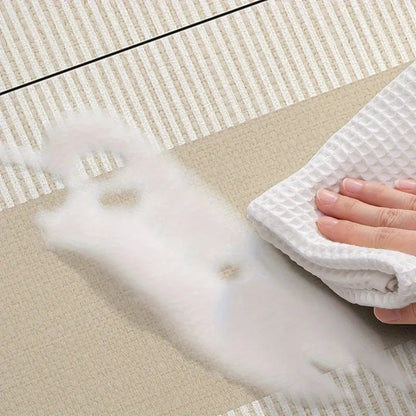 Üppige Blumenstreifen-Küchenmatte