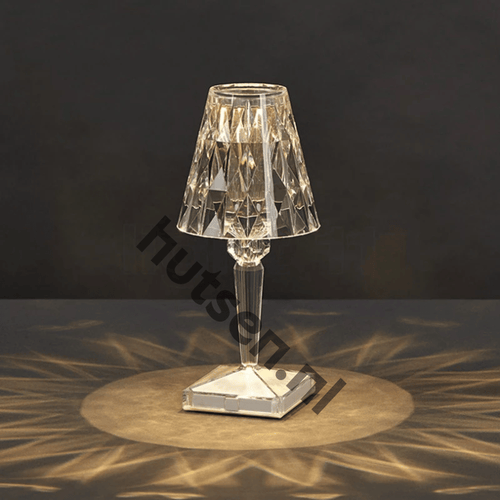 Lampe de table LED sans fil à intensité variable en cristal pour une décoration intérieure moderne