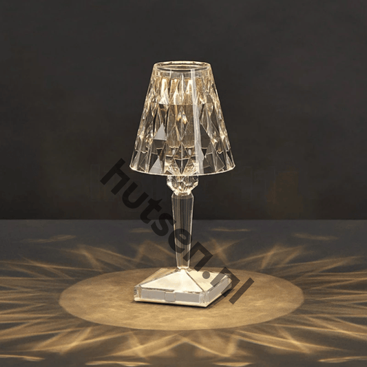 Lampe de table LED sans fil à intensité variable en cristal pour une décoration intérieure moderne