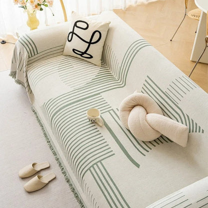 Luxueuze Sneeuwvlok Chenille Bankhoes 