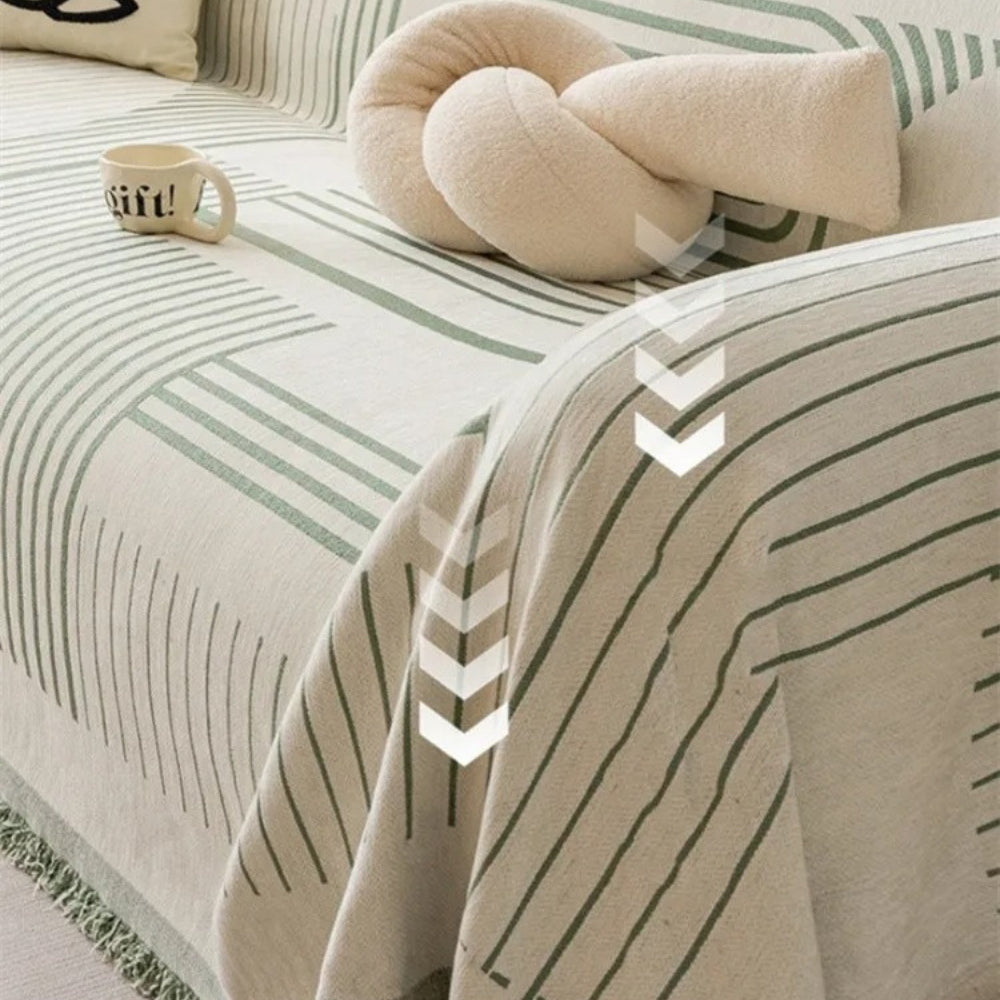 Luxueuze Sneeuwvlok Chenille Bankhoes 