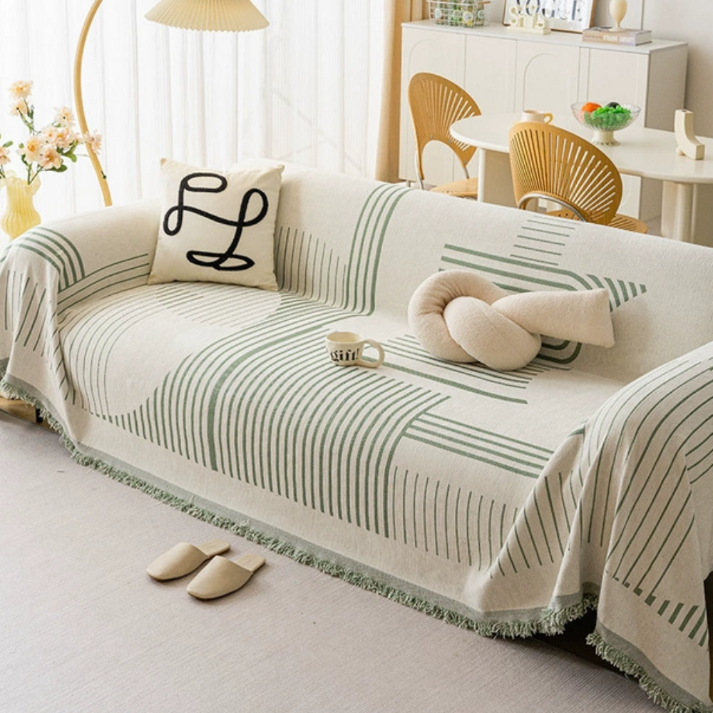 Luxueuze Sneeuwvlok Chenille Bankhoes 