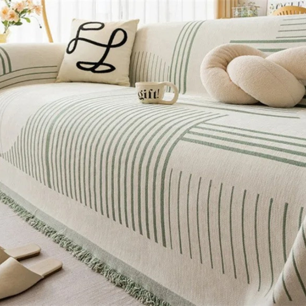 Luxueuze Sneeuwvlok Chenille Bankhoes 