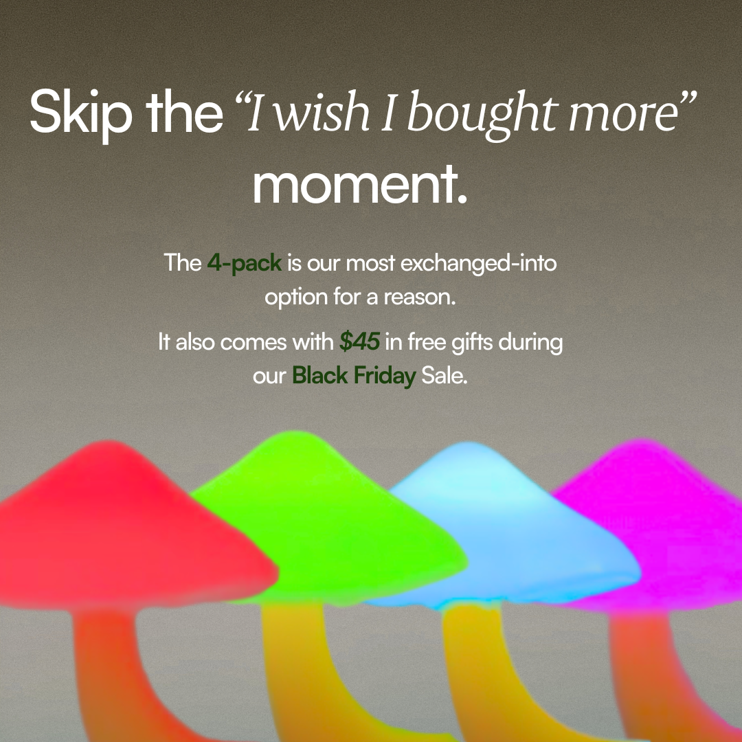 Lampe de nuit champignon