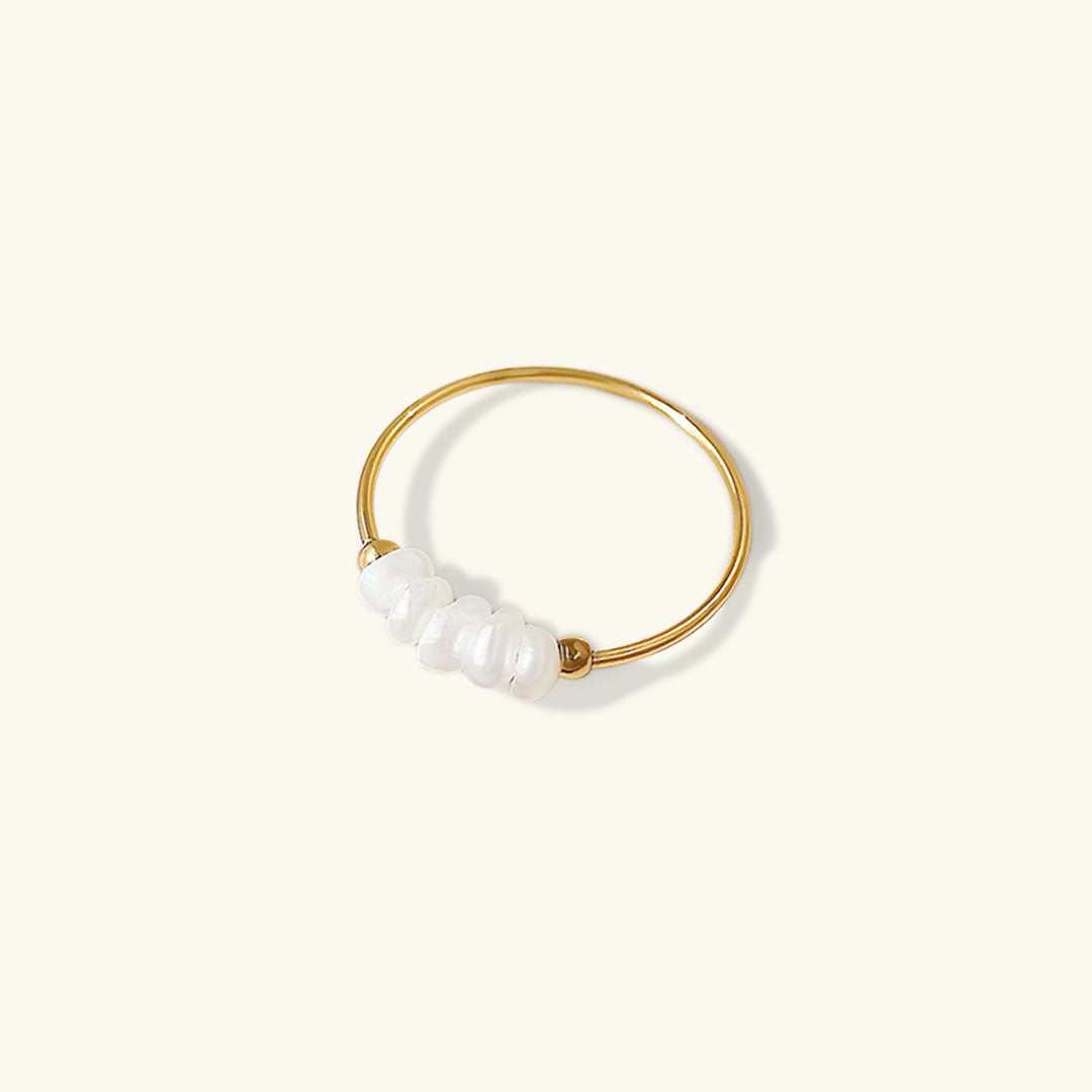 Magnolia - Freshwater Pearl Gold Ring — crafted for everyday quality.