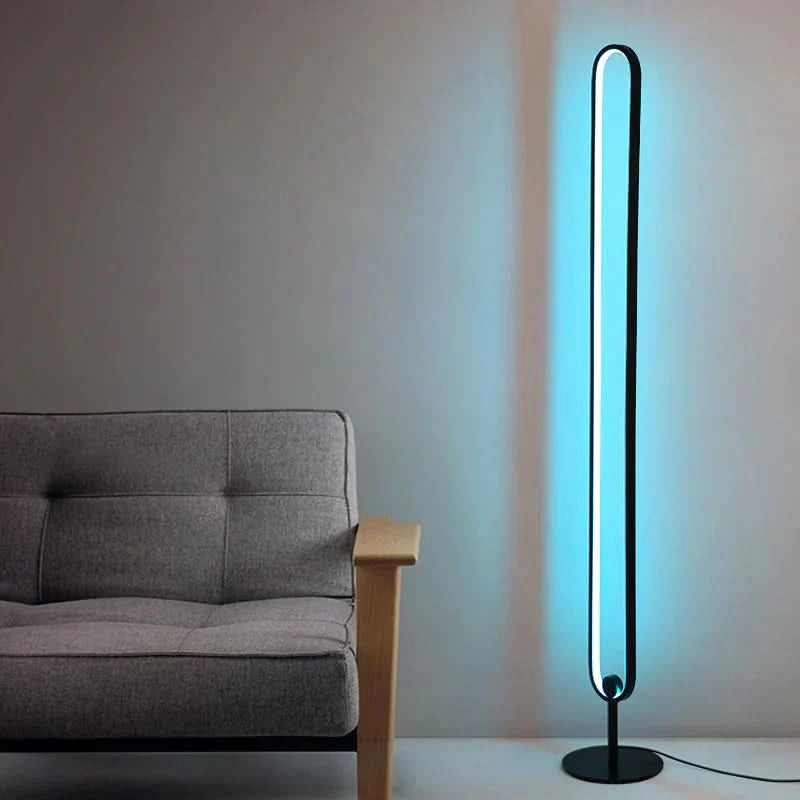 Lampadaire LED Infinity moderne pour l'éclairage du salon et de la chambre