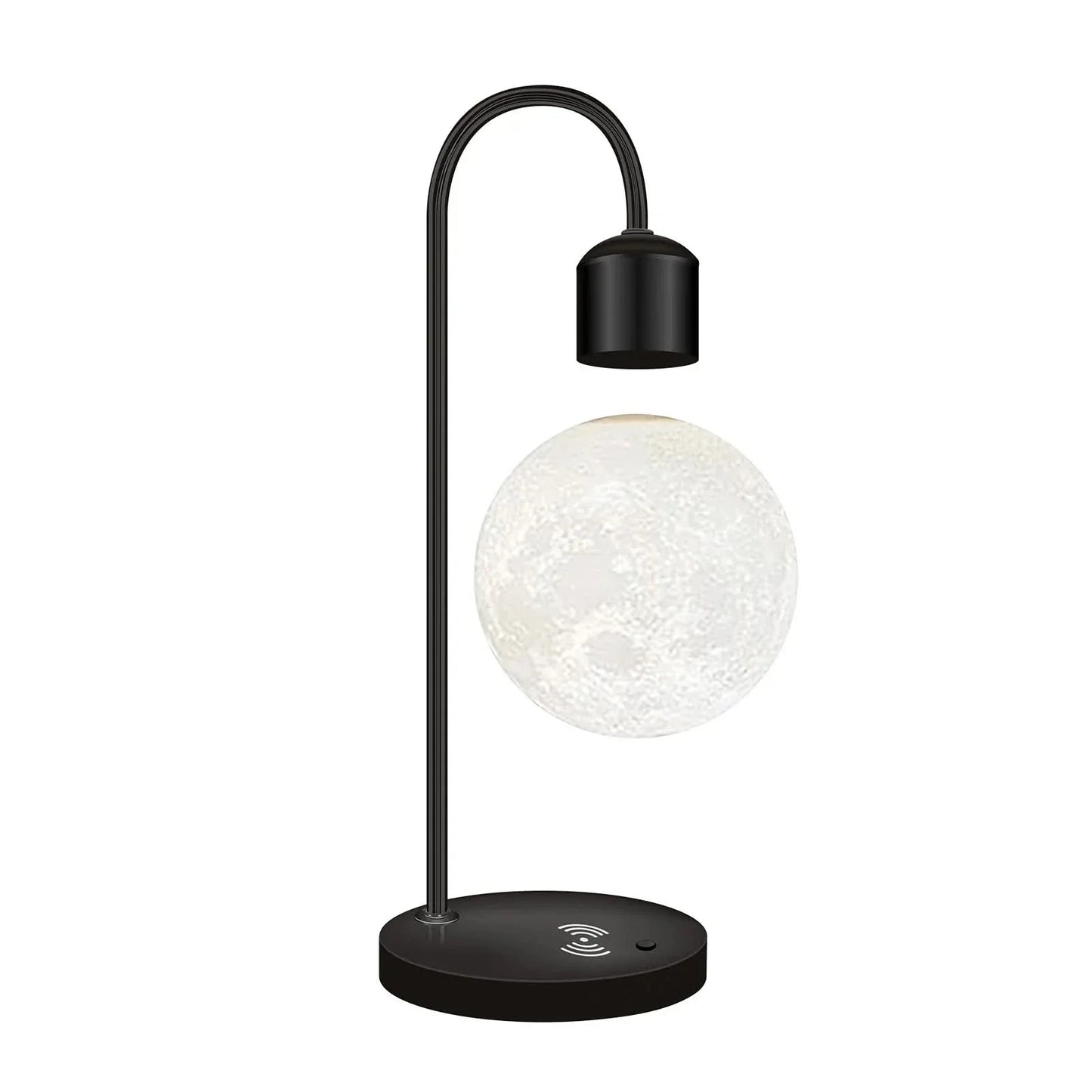 Lampe LED Lune Flottante avec Chargeur de Téléphone Sans Fil - Décoration Intérieure Unique