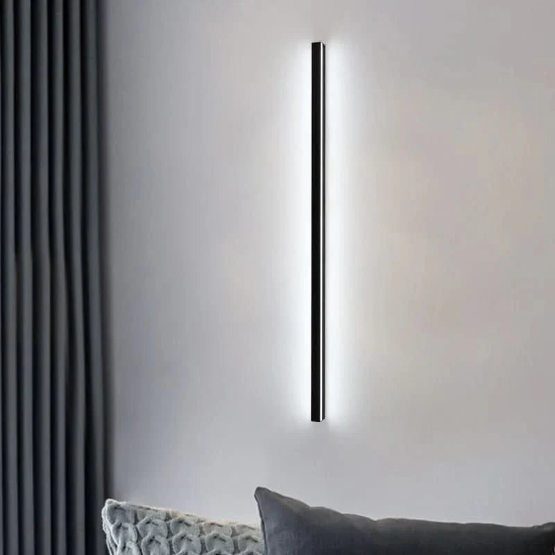 Applique murale LED minimaliste et moderne - Design linéaire élégant pour la maison