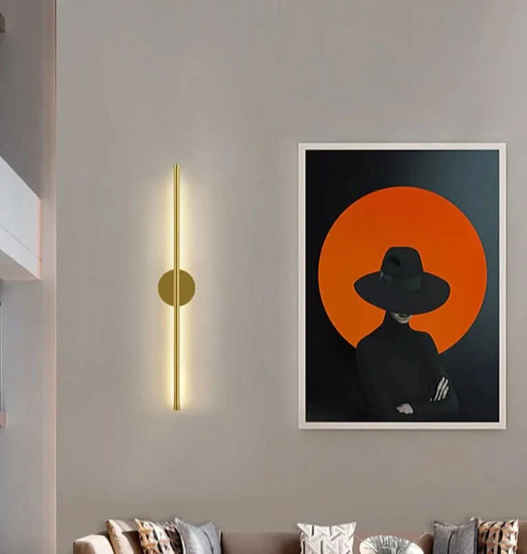 Applique murale LED ronde minimaliste pour décoration intérieure moderne