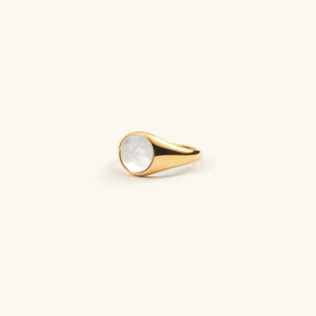 Mariam - Pearl Gold Ring — designed to inspire your lifestyle.