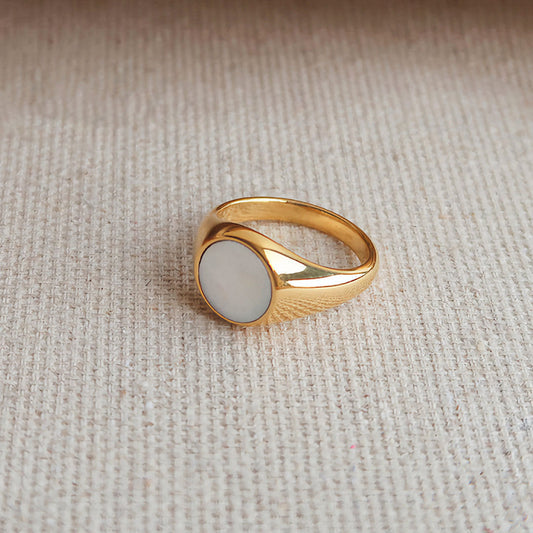 Mariam - Pearl Gold Ring — designed to inspire your lifestyle.