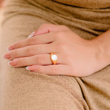 Mariam - Pearl Gold Ring — designed to inspire your lifestyle.