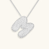 Esme - Bubble Initial Diamond Necklace — designed to inspire your lifestyle.