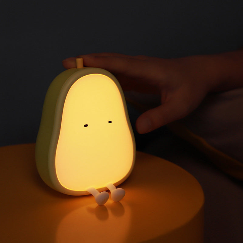Avocado Night Light for Kids | Cute LED Lamp for Children's Room