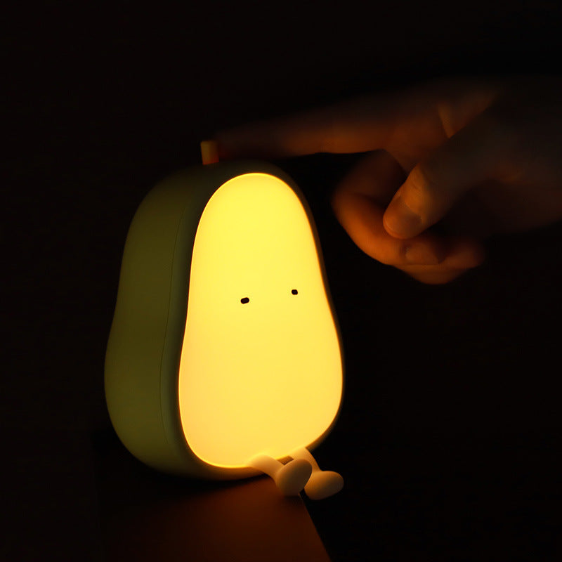 Avocado Night Light for Kids | Cute LED Lamp for Children's Room