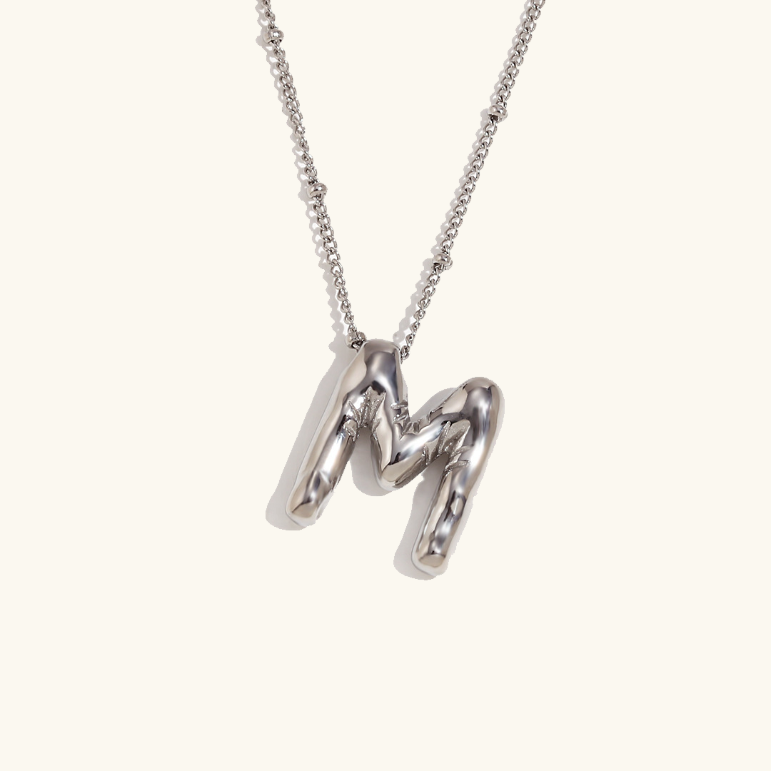 Arabella - Balloon Letter Initial Necklace — crafted for everyday quality.