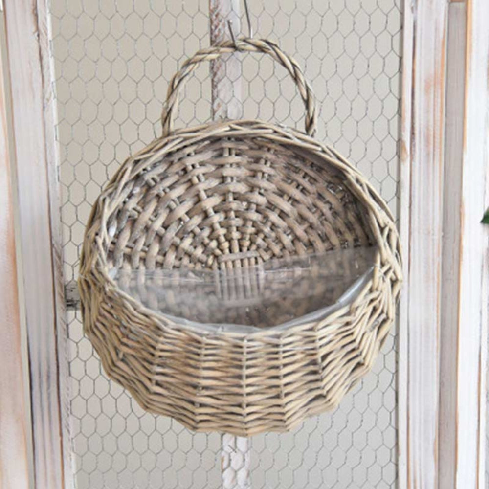 Panier suspendu tissé à la main pour la décoration intérieure - Solution de rangement style bohème