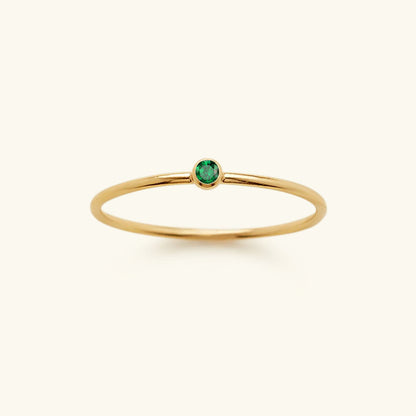 Briony - Birthstone Stacker Ring — made with care and attention to detail.