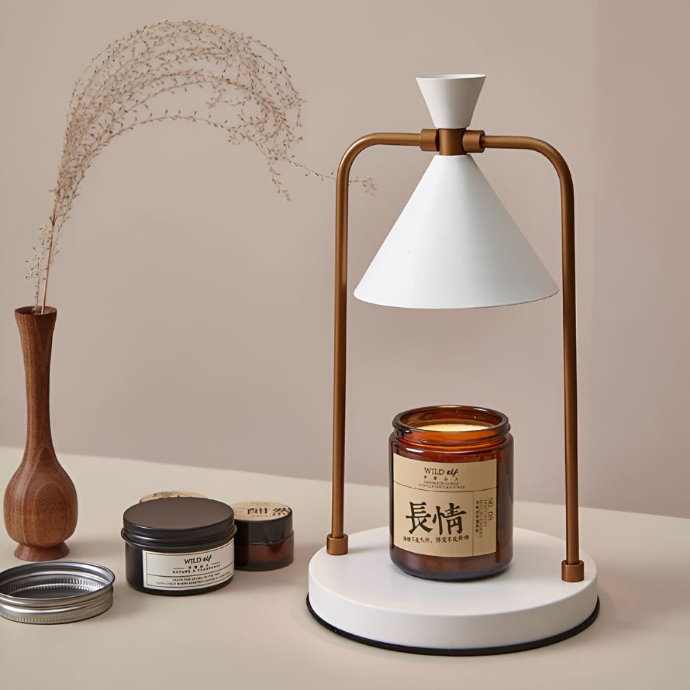 Lampe chauffe-bougie électrique pour fondants parfumés - Melté