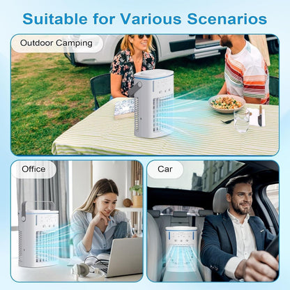 Mini-Luftkühler - Tragbares Design - Einstellbare Einstellungen