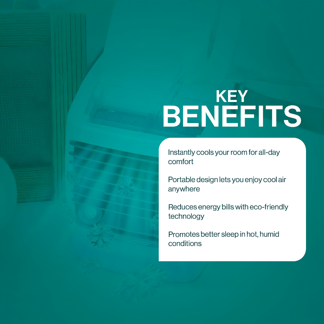 Refroidisseur d'air personnel | Appareil de refroidissement portable pour climat arctique