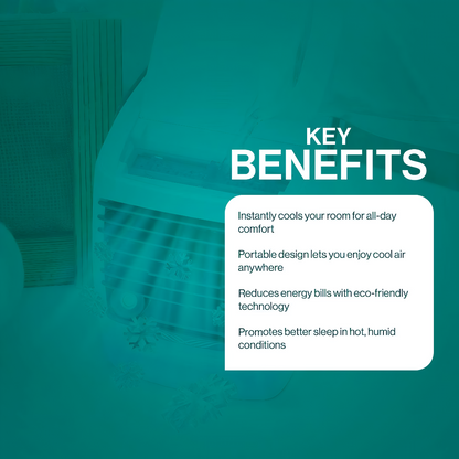 Refroidisseur d'air personnel | Appareil de refroidissement portable pour climat arctique