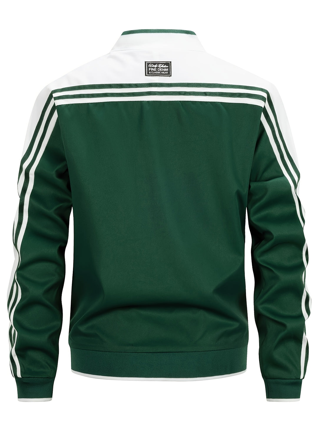 Trainingsjacke - Mit Reißverschluss - Gestreift - Sportjacke - Herrenbekleidung