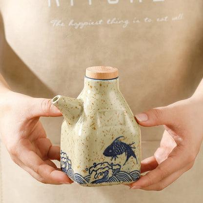 Mizuno Keramik Huile et Soßenspender 