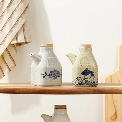 Mizuno Keramik Huile et Soßenspender 