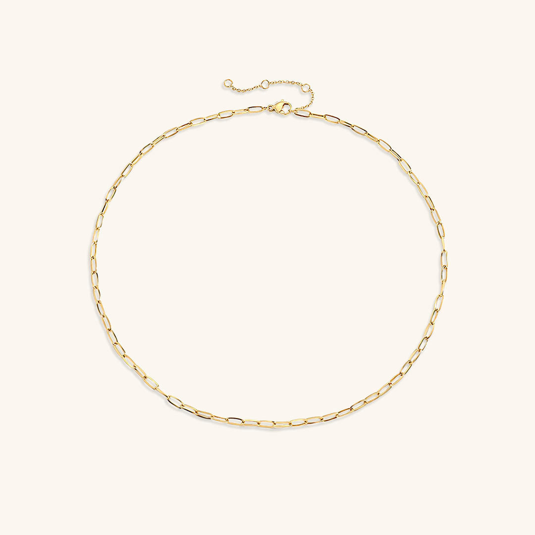 Leonie - Classic Paperclip Chain Necklace — made with care and attention to detail.