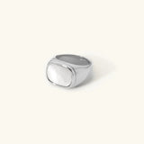 Lizzie - Square Shell Ring — bringing modern charm to your space.
