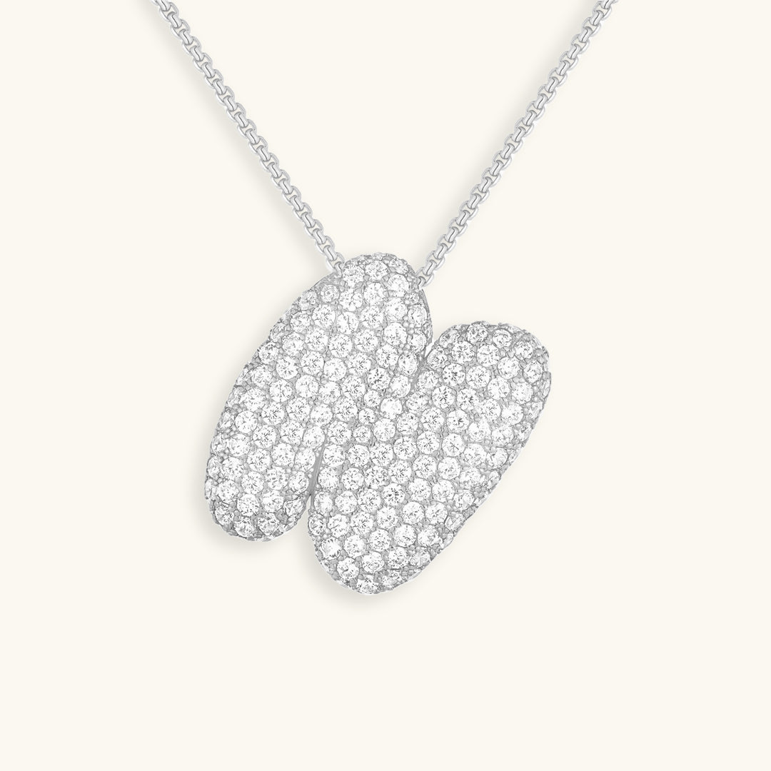 Esme - Bubble Initial Diamond Necklace — designed to inspire your lifestyle.
