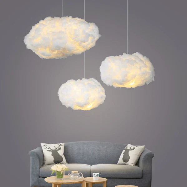 Suspension nuage de coton doux | Plafonnier LED moderne pour la maison