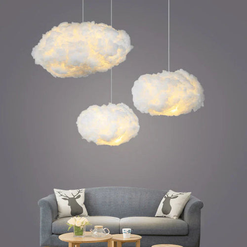 Suspension nuage de coton doux | Plafonnier LED moderne pour la maison