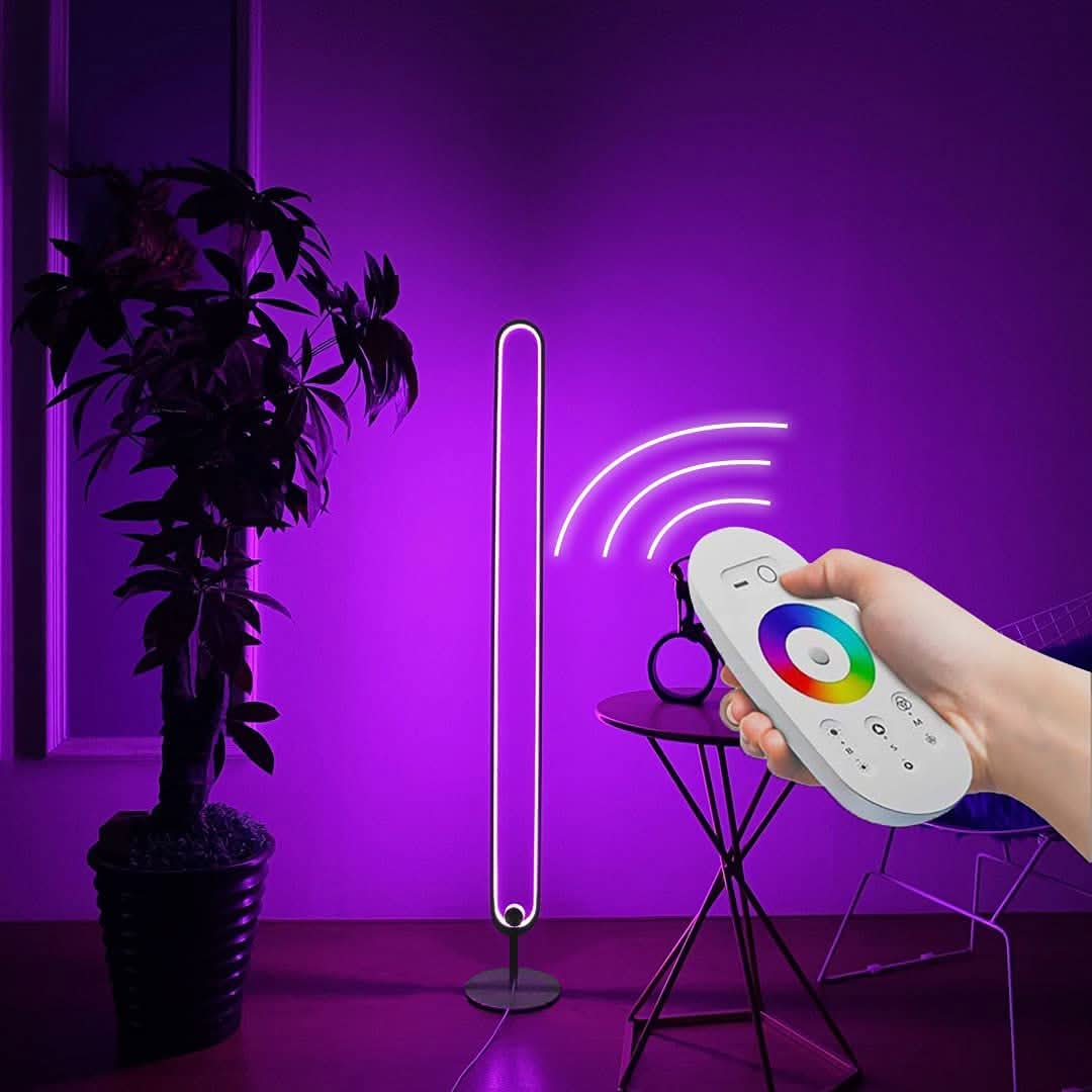 Lampadaire LED Infinity moderne pour l'éclairage du salon et de la chambre