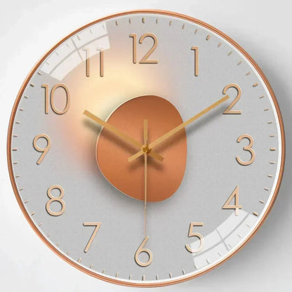 Horloge murale silencieuse minimaliste - Décoration moderne pour le salon